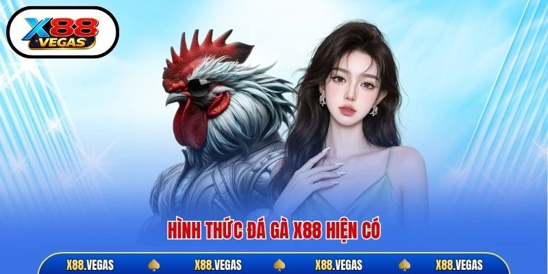 Hình thức đá gà X88 hiện có