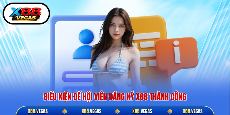 Điều kiện để hội viên đăng ký X88 thành công