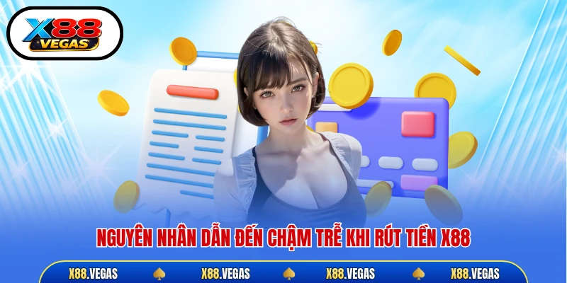 Nguyên nhân dẫn đến chậm trễ khi rút tiền X88